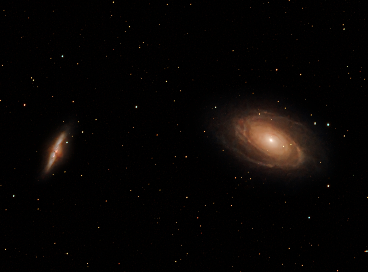 M81-82, Bode’s Nebulae Narrow View