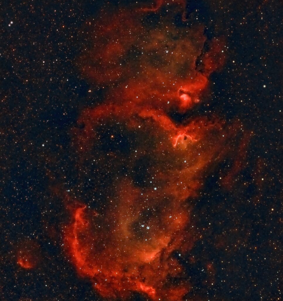 An image of the Soul Nebula, IC1848
