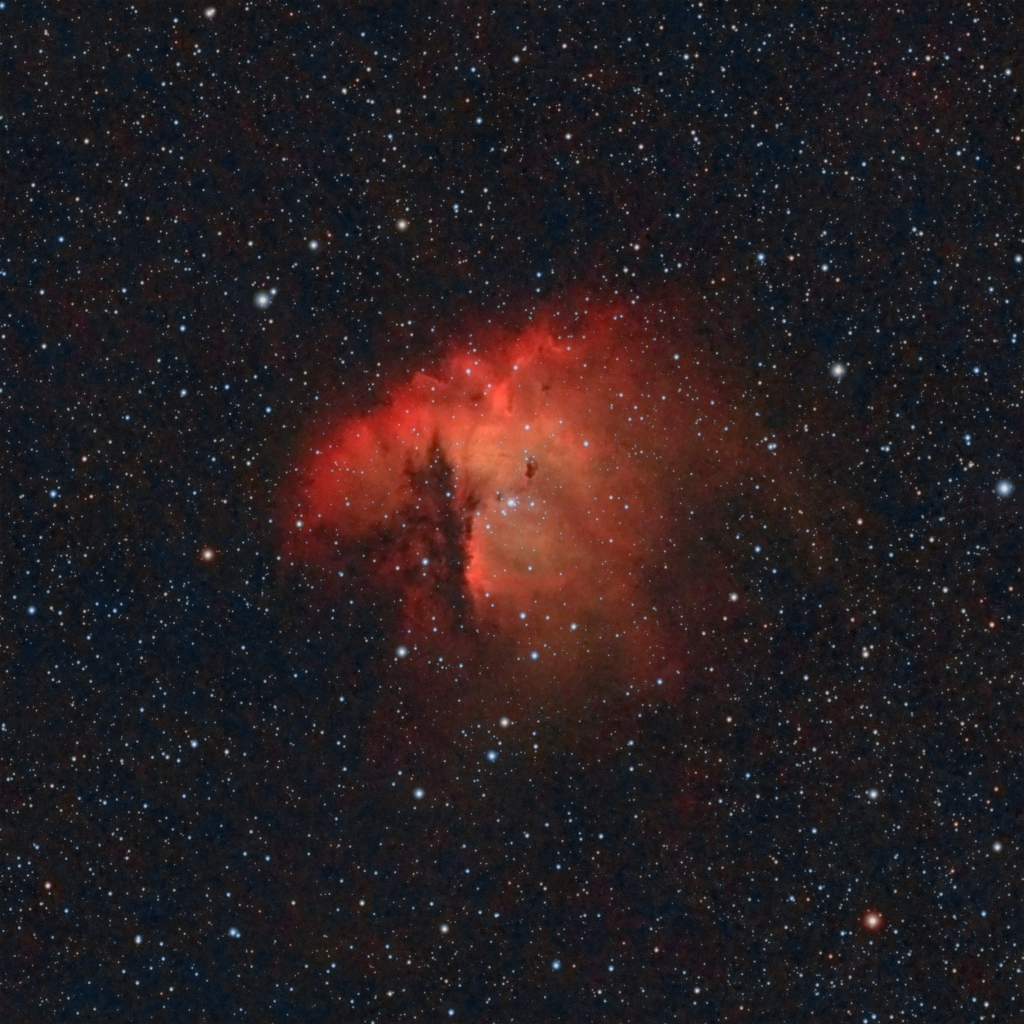 An image of the PacMan Nebula, NGC 281