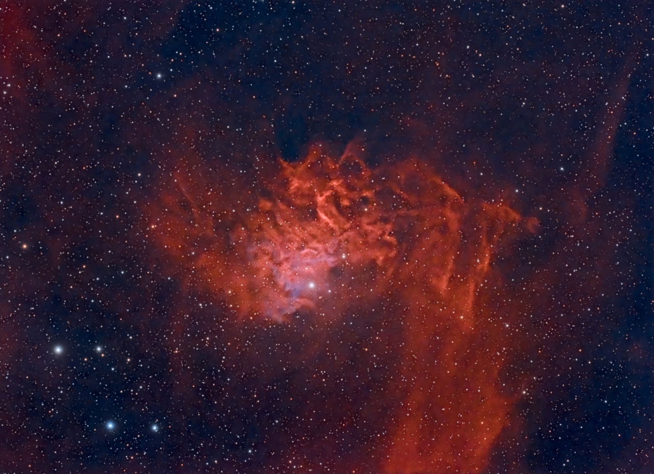 The Flaming star Nebula complex – IC 405 – IC 410