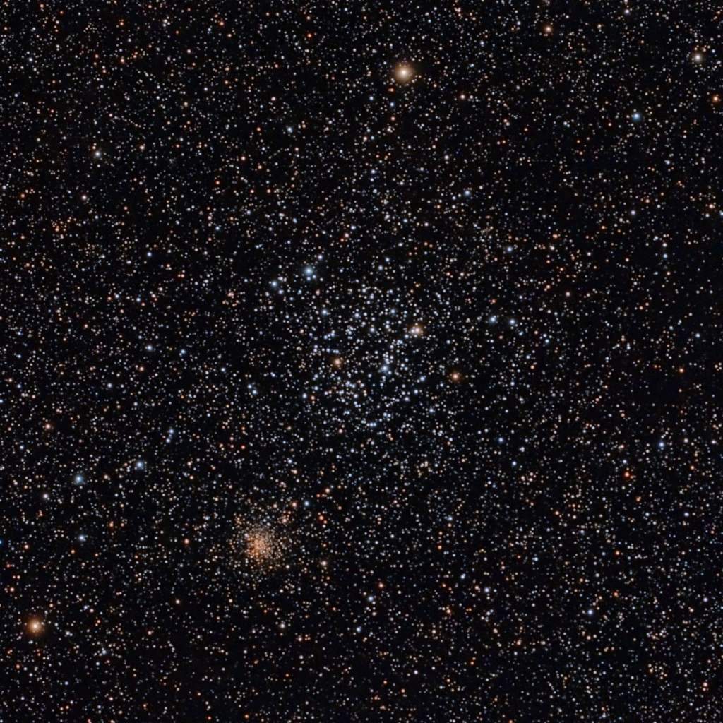 Messier 35 and NGC 2158