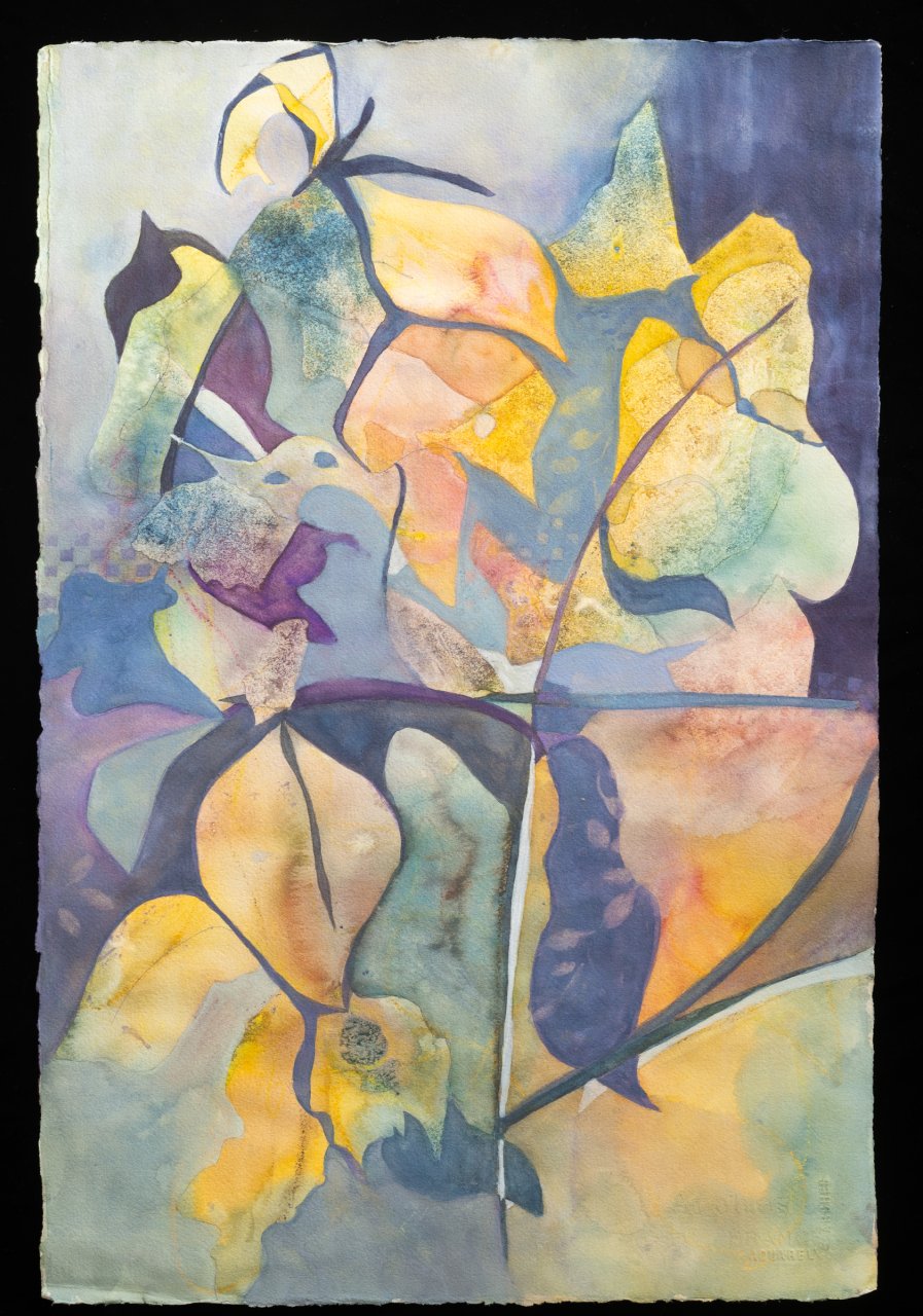 Abstract Face and Leaves